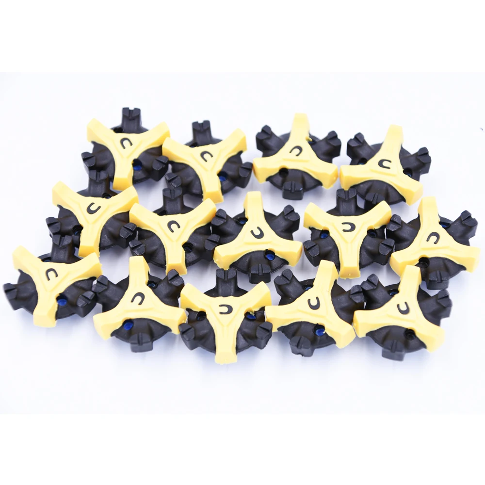 14 pcs TPR Golf Shoe Spikes Replacement Cleat Fast Twist Screw Studs Stinger Golf Accessories Training Aids Shoe Spikes