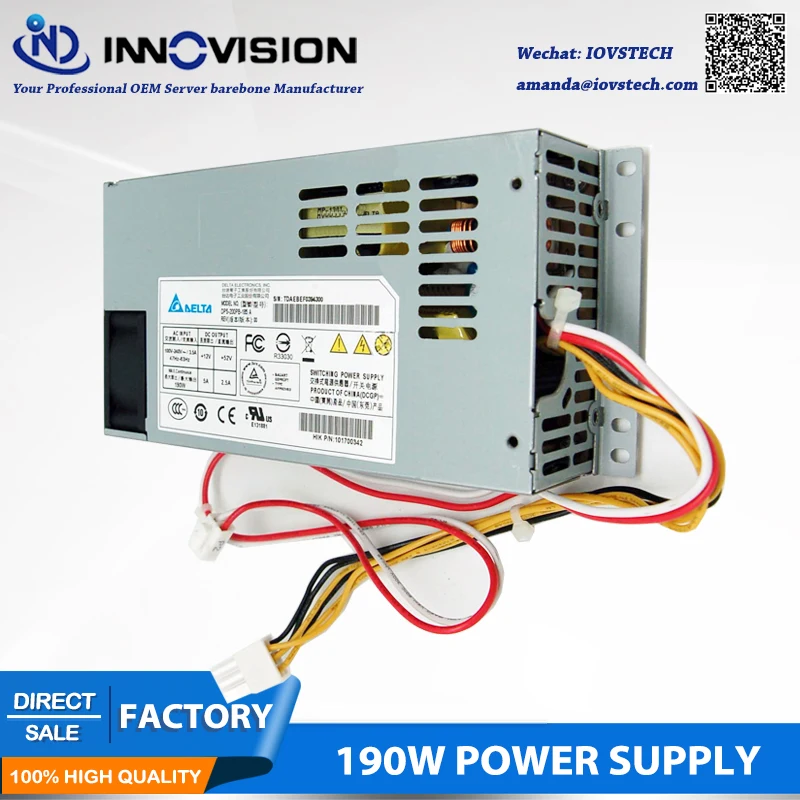 

190W server PSU Hikvision CWT video recorder Power Supply DPS-200PB-185 A