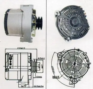 

28V 40A ALTERNAOR JFZ2702V 13023777