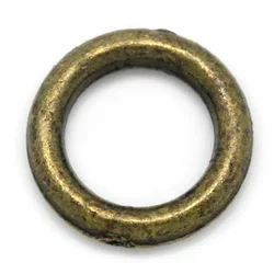 Doreen Box Lovely Closed Jump Rings Antique Bronze 6mm Dia.500PCs (B22037)