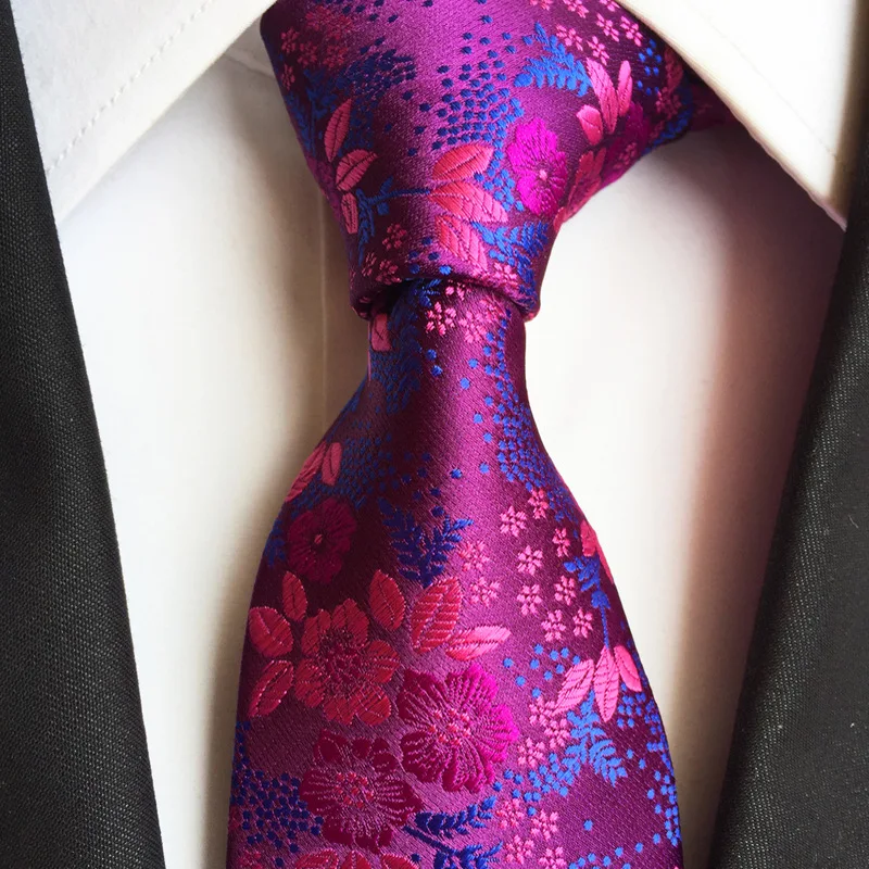 

Flower Men Neck Ties 8cm Necktie Wedding Business shirt Tie