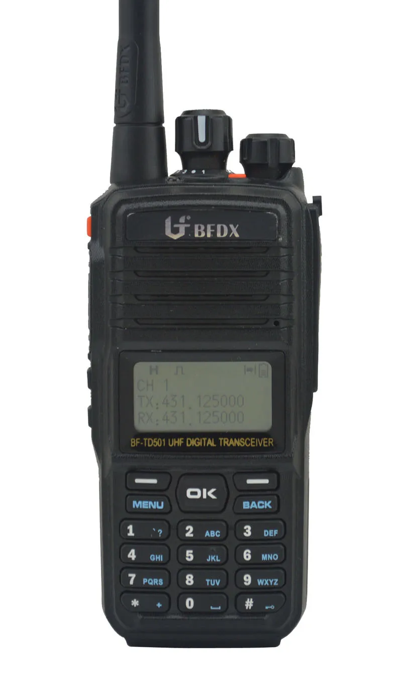 BFDX BF-TD501 UHF 400-470MHz DMR Digital FM Transceiver digital two way radio