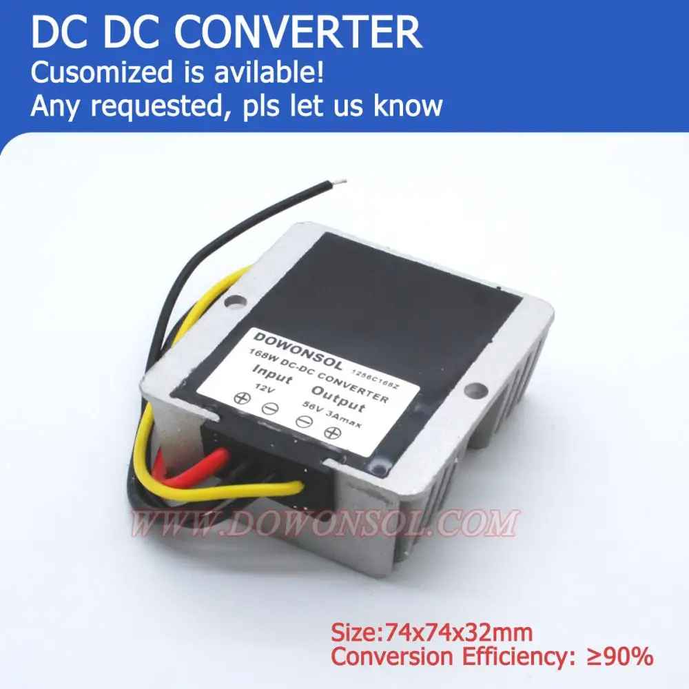 DC-DC Power transfomer  buck boost Converter 12V Up to 48V 5A 240W Regulator 320G