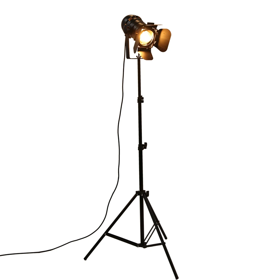 Industrial Bar Creative Studio Retro Tripod Black Floor Lamp Lights Room Light Stand Ceiling lighting