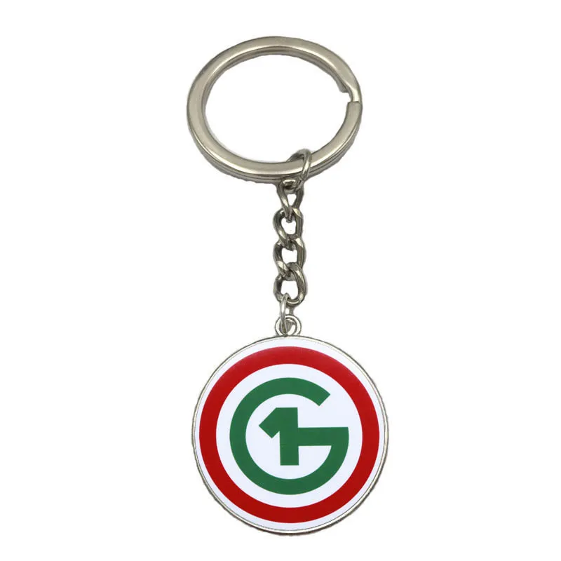 o1g Hungary Keychain Classic Logo Glass 27mm Dome Pendant Key Chain Purse Bag Charm Keyring Porte Clef Souvenirs K00066