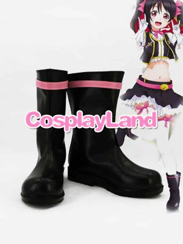 Liebe Live! Yazawa Nico Cosplay Stiefel Schuhe Cosplay Kostüm Anime Party Schuhe Anpassen Stiefel