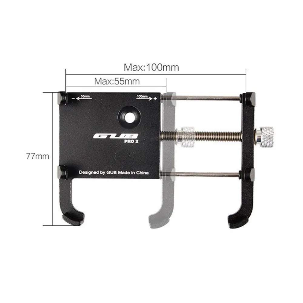 Universal Bicycle Phone Holder Motorcycle Handlebar Clip Stand For iPhone Samsung Mount Bracket Support For 3.5-6.2\