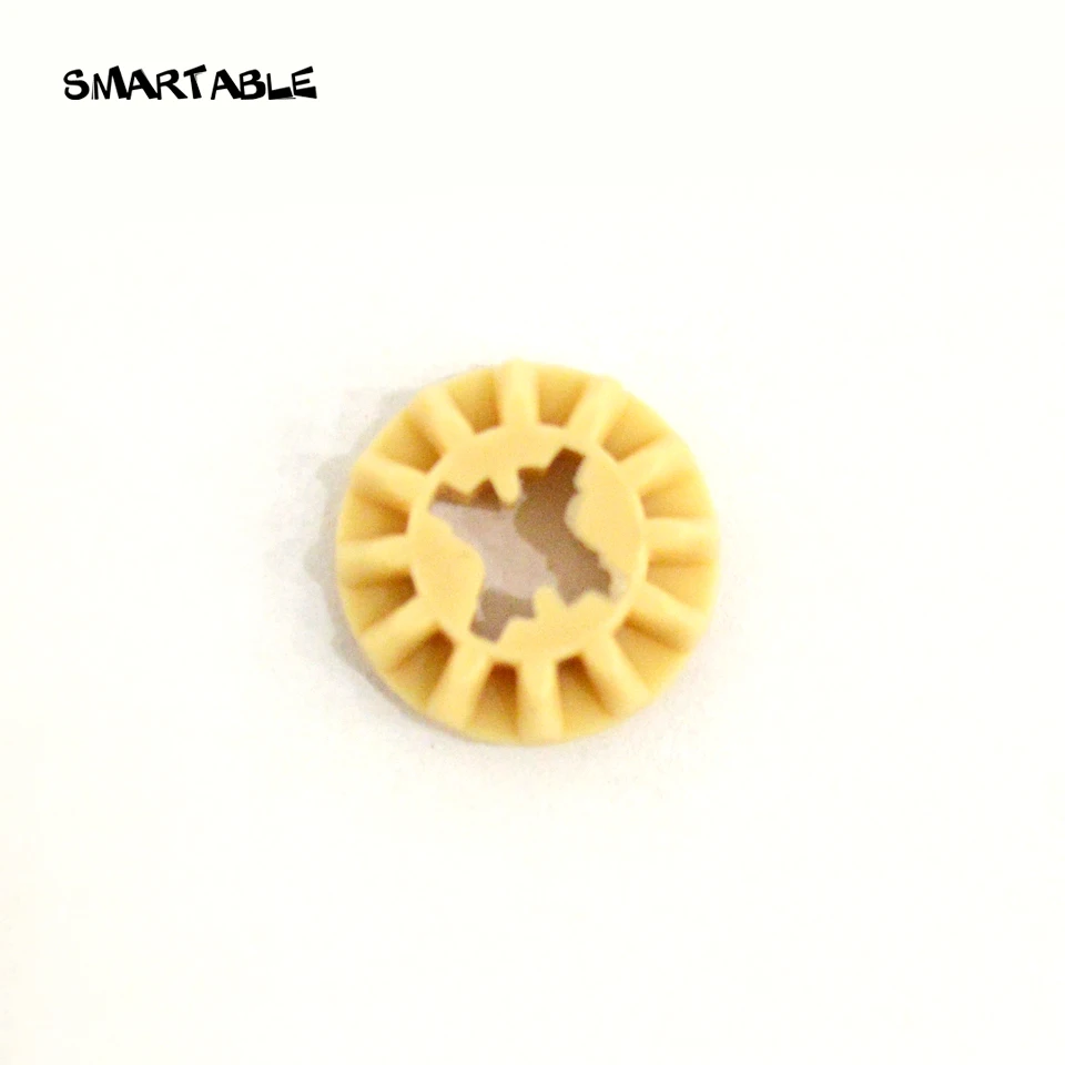 Smartable MOC Gear 12 dente smussatura building block parti set giocattoli compatibili 6589 100 pz/lotto