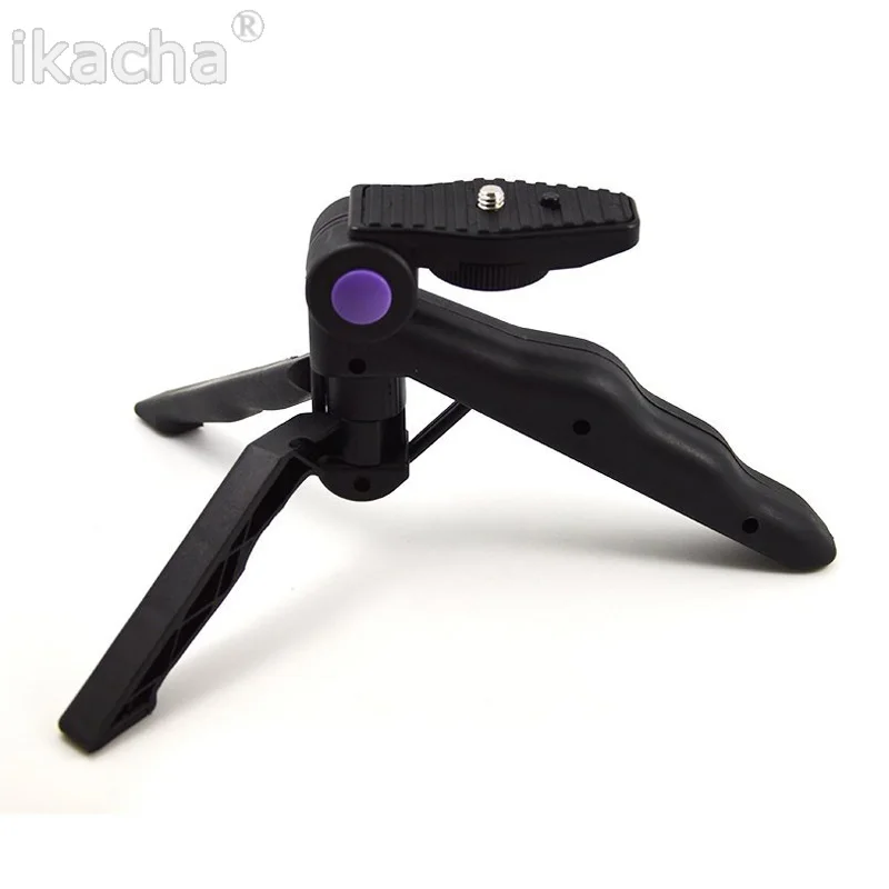 Trípode Universal para Mini cámara, adaptador de montaje con tornillo 1/4, soporte para teléfono móvil, estabilizador, soporte para mesa para cámara Canon y Nikon