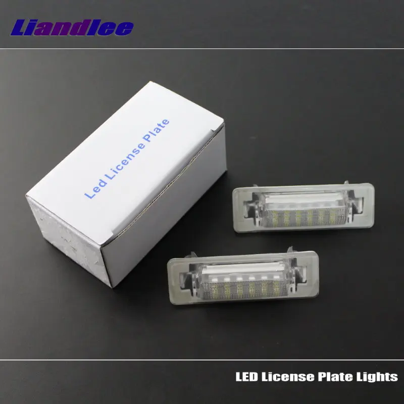 

Liandlee Car License Plate Lights For Mercedes Benz C Class W202 4D Sedan Facelift Auto Number Frame Lamp Bulb LED Accessories