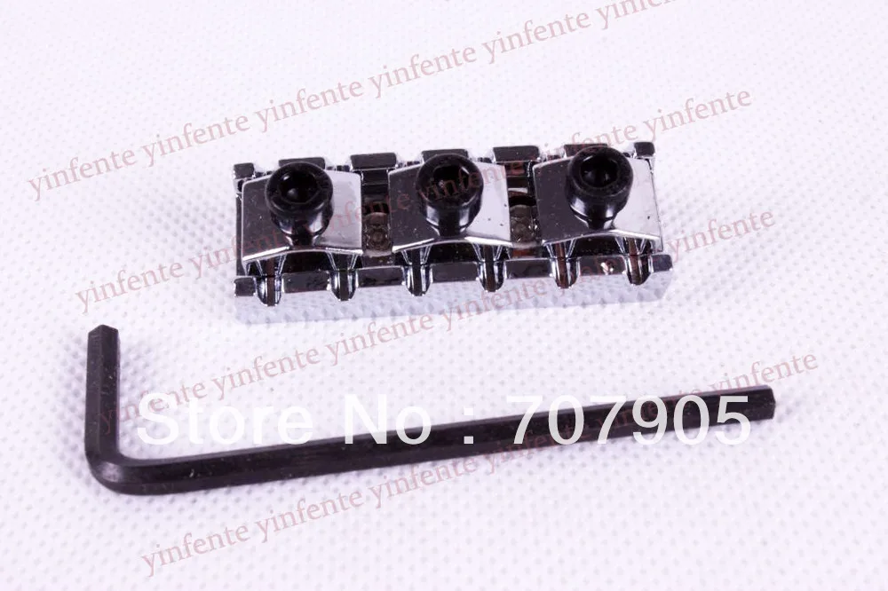 

New Chrome Guitar Lock nut 42mm For Double Lock System Bridge CR Finished