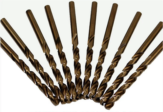 Taladro giratorio de mango recto de acero inoxidable Cobalto, material M35 de alta calidad, 11,1/11,2/11,3/11,4/11,5/11,6/11,7/11,8/11,9mm