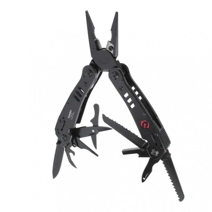 Ganzo G302 G302B G302-B Multi pliers 26 Tools in One Hand Tool Set Screwdriver Kit Portable Folding Knife Stainless pliers