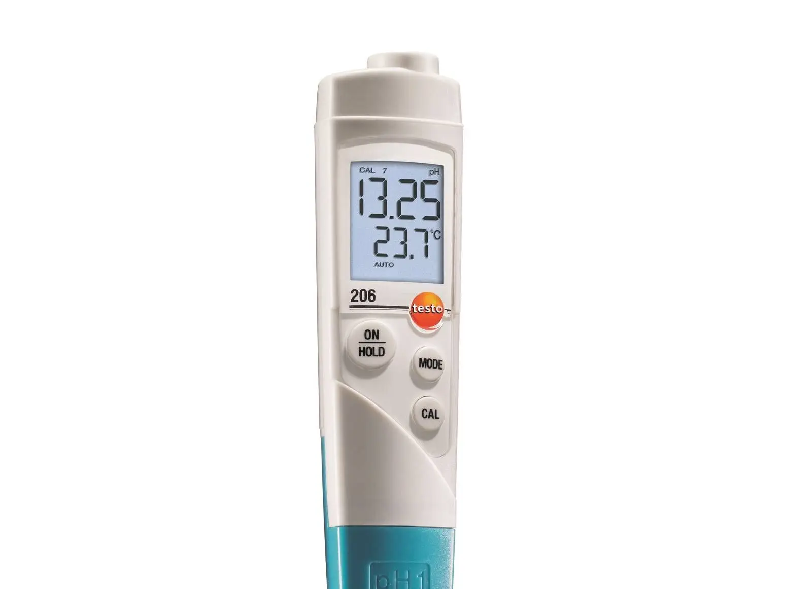 Testo 206-pH1 pH/temperature measuring instrument for liquids 0563 2061