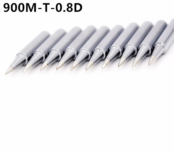 SZBFT 10 X high quality lead-free pencil soldering Iron tips 900M-T-0.8D for hakko soldering station