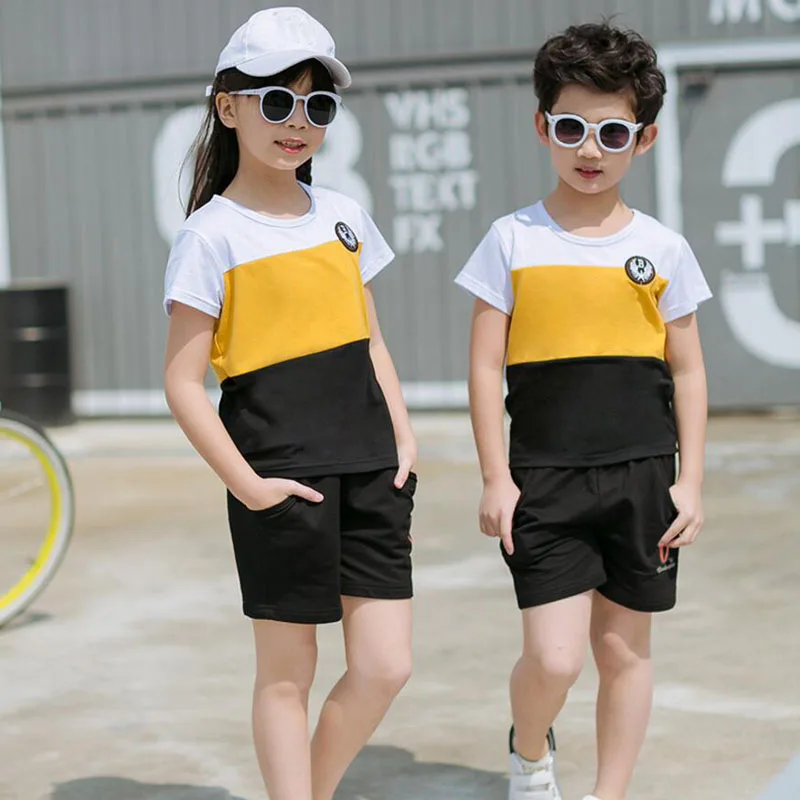 New Summer Family Matching Outfits Father Boy Mother Daughter Cotton Shirts Shorts Pants set Plus Size Family Clothing