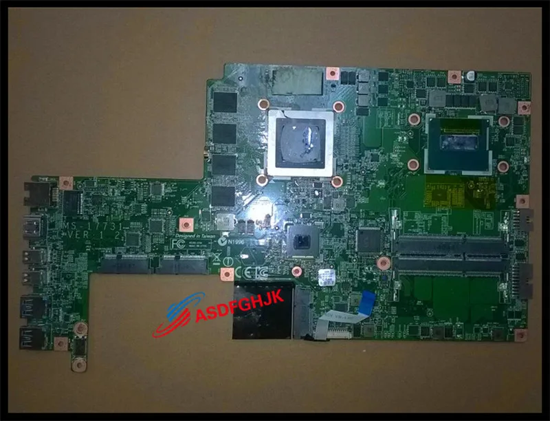 

ms-17731 Ver 1.2 ДЛЯ MSI GS70 MS-1773 Материнская плата для ноутбука с процессором I7 и gtx970m Все протестированы в порядке