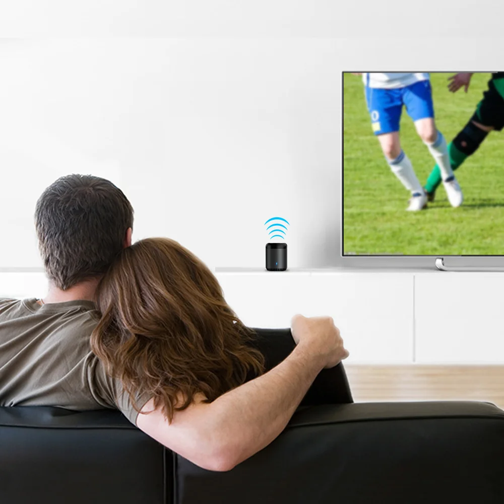 BroadLink RM mini 3 IR รีโมทคอนโทรลอินฟราเรดรีโมทคอนโทรล, Voice Control, Universal TV, aircon, DVD Remote