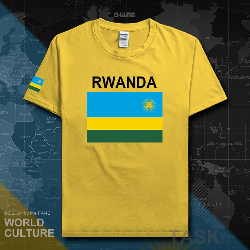 Rwanda Rwandan Rwandese mens t shirts 2018 jerseys nation team tshirt 100% cotton t-shirt clothing tees country sporting RWA 02