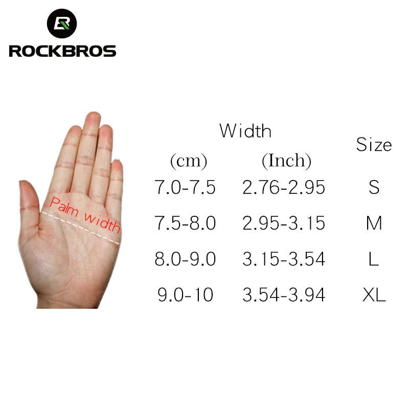 ROCKBROS Cycling Gloves Bike Bicycle Half Fingger Gloves Shockproof Breathable Outdoor Sports Cycling Gloves Cycling Equipment