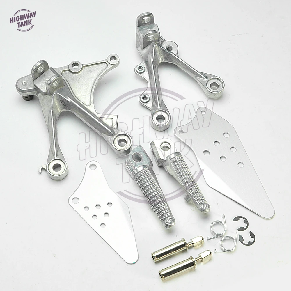 Motorcycle Front Footrest Foot Pegs Bracket Kit Motor Foot Rest Pedal case for KAWASAKI NINJA ZX6R ZX-6R 05-08 ZX636 05-06