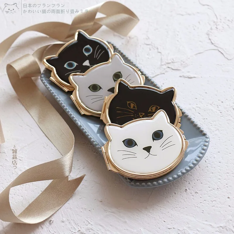 

Lovely Cat Makeup Compact Mirror Pocket Cosmetic Mirror Hand Mirror Dropshipping Wholesale