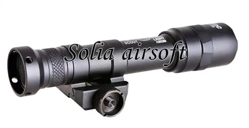 M600B Tactical Scout Light Rifle Weapon Flashlight LED Hunting Spotlight Constant and Momentary Output with Tail Switch