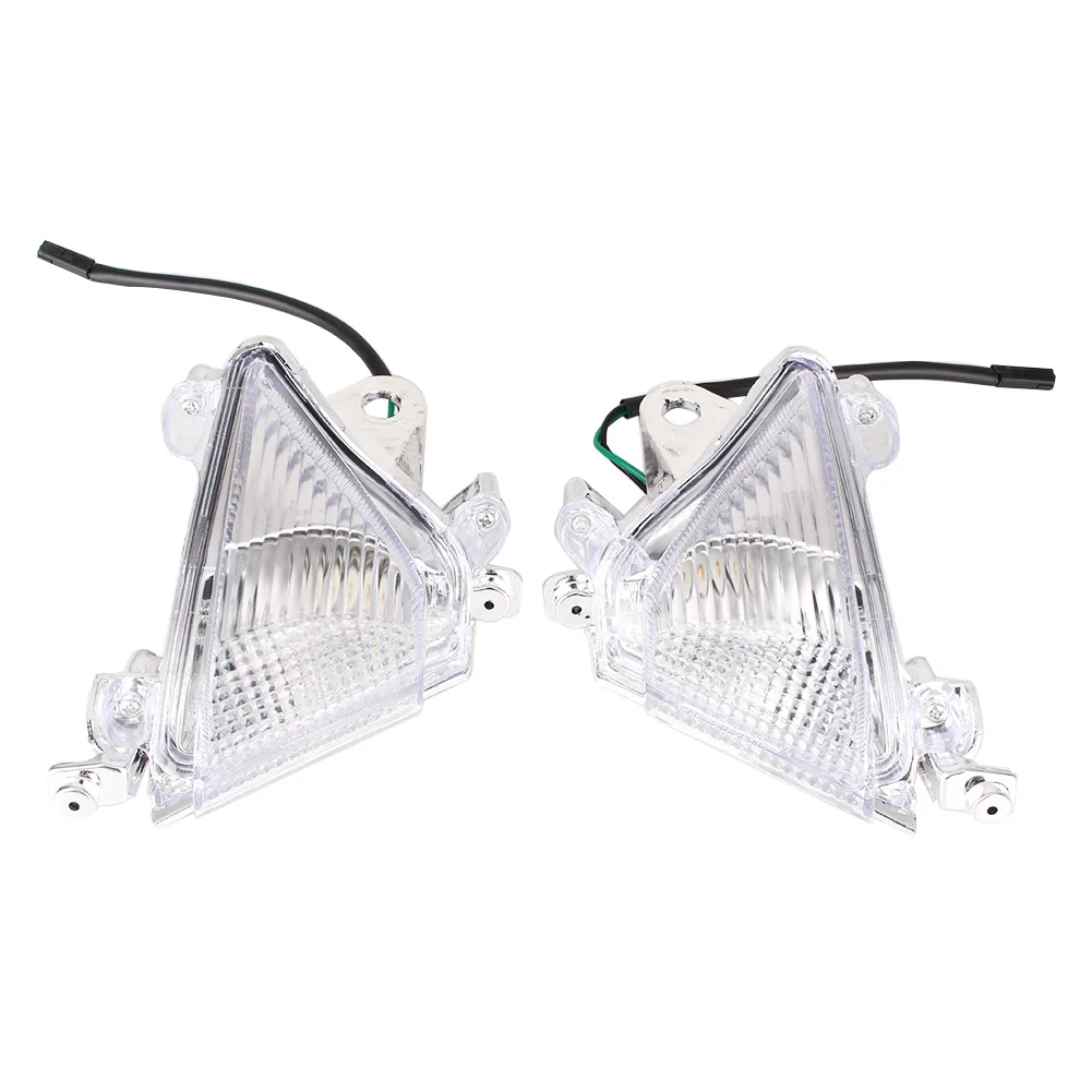 Motorcycle Front Turn Signals Light Lamp Indicator Blinkers Lens Cover Housing Shell For Kawasaki Ninja ZX10R 2004 2005