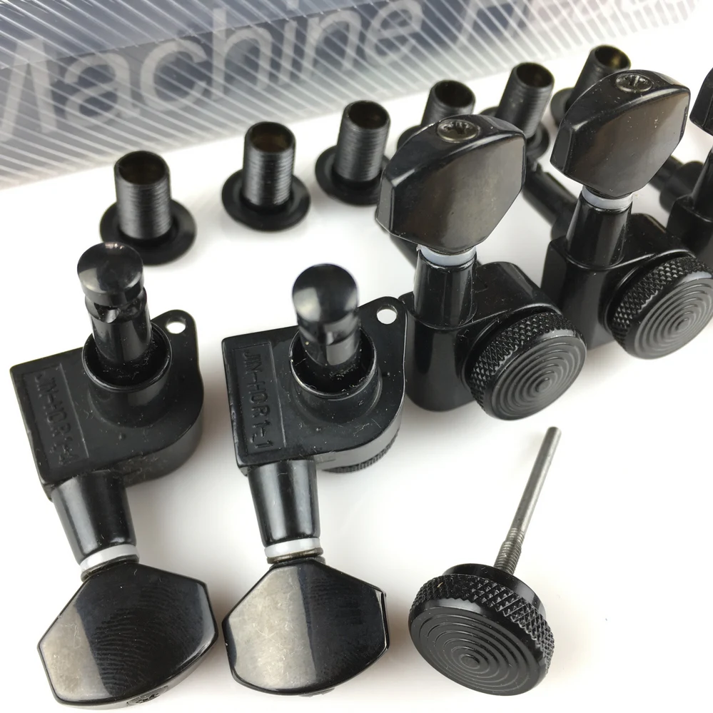 New Black Guitar Locking Tuners Electric Guitar Machine Heads Tuners JN-07SP Lock Tuning Pegs ( With packaging )