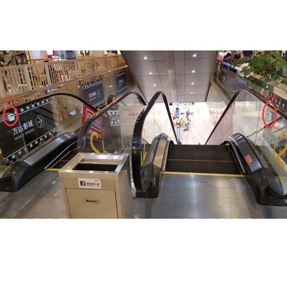 CX-V6 Infrared Human Flow Intelligent Statistic  Atomatic In And Out Data Display For Malls Low Energy Consumptio LCD