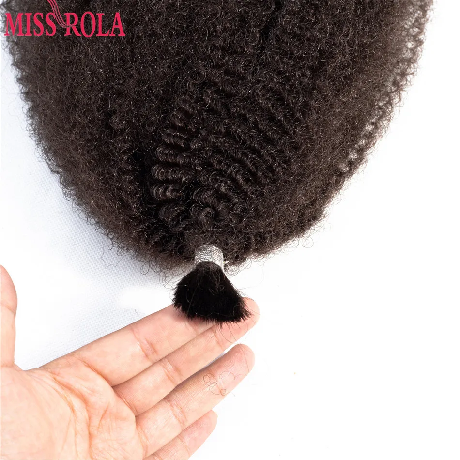 Fräulein Rola Synthetische Afro Verworrene Lockige Haar Extensions 2 teile/los Reine Farbe Häkeln Braid Haar Groß 85g 12 zoll – Detail 6