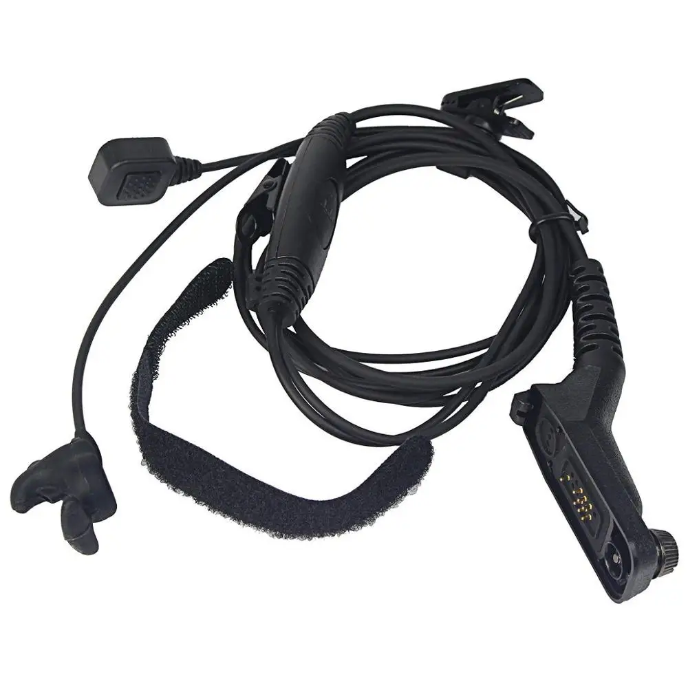 

Dual PTT Ear Bone Conduction Earpiece Microphone for Motorola Radio DP3400/3600