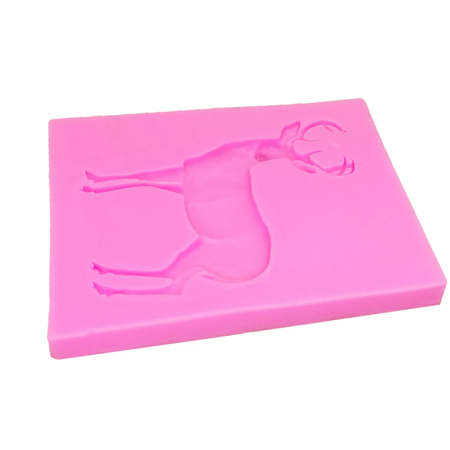 M1099 Deer Cake Silicone Molds Christmas Fondant Cake Decorating Tools Kitchen Baking Mold Candy Clay Chocolate Gumpaste Moulds