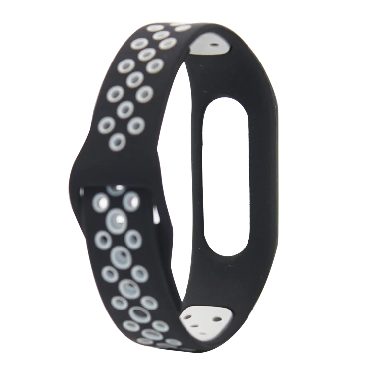 Zuczug xiaomi miバンド2ブレスレットシリコーンストラップカラフルなリストバンド交換smartbandアクセサリーmiバンド2ストラップ