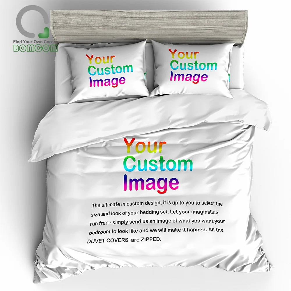 BOMCOM 3D Digital Printing Custom Bedding Set. Submit Any Artwork, Design, Picture