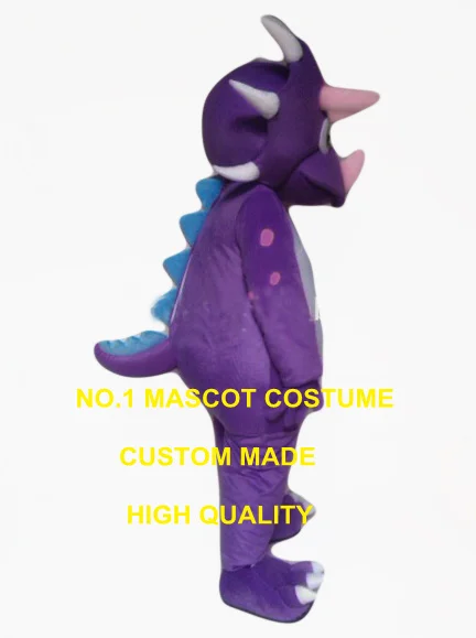 cute little purple dino dinosaur mascot costume adult size cartoon dino theme anime cosplay costumes carnival fancy dress 2539