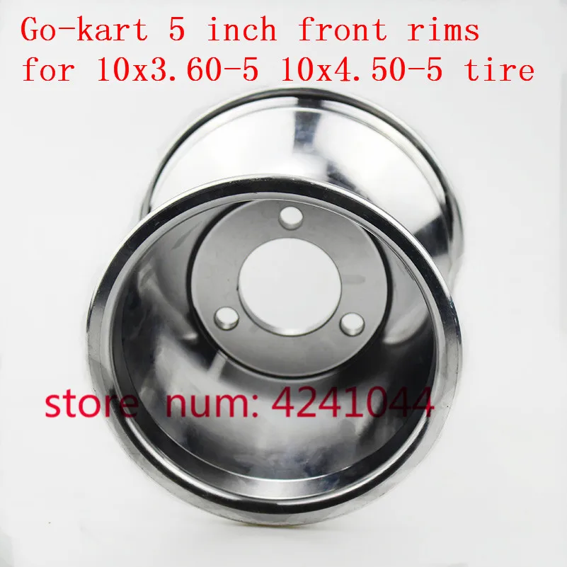 Go-kart front wheel hub 5\'\' x 130 mm wide Aluminium alloy rims for drift car kart Drift Bike Wheels ATV Quad spare parts