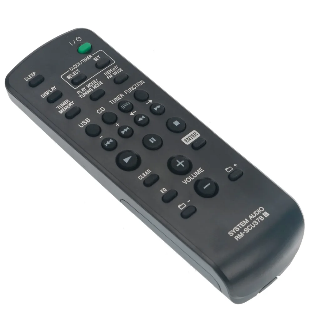 New Remote Control RM-SCU37B for Sony AUDIO SYSTEM cmtfx200 cmt-fx200 hcd-fx205 en cmtfx205