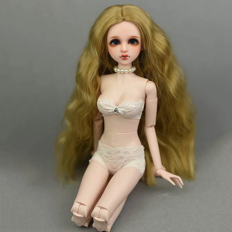 1set Soft Lace Underwear for 1/4 doll Bikini Clothes Bra & Briefs For 40-50cm Doll Knickers For 1:4 BJD Dolls Top & Underpant