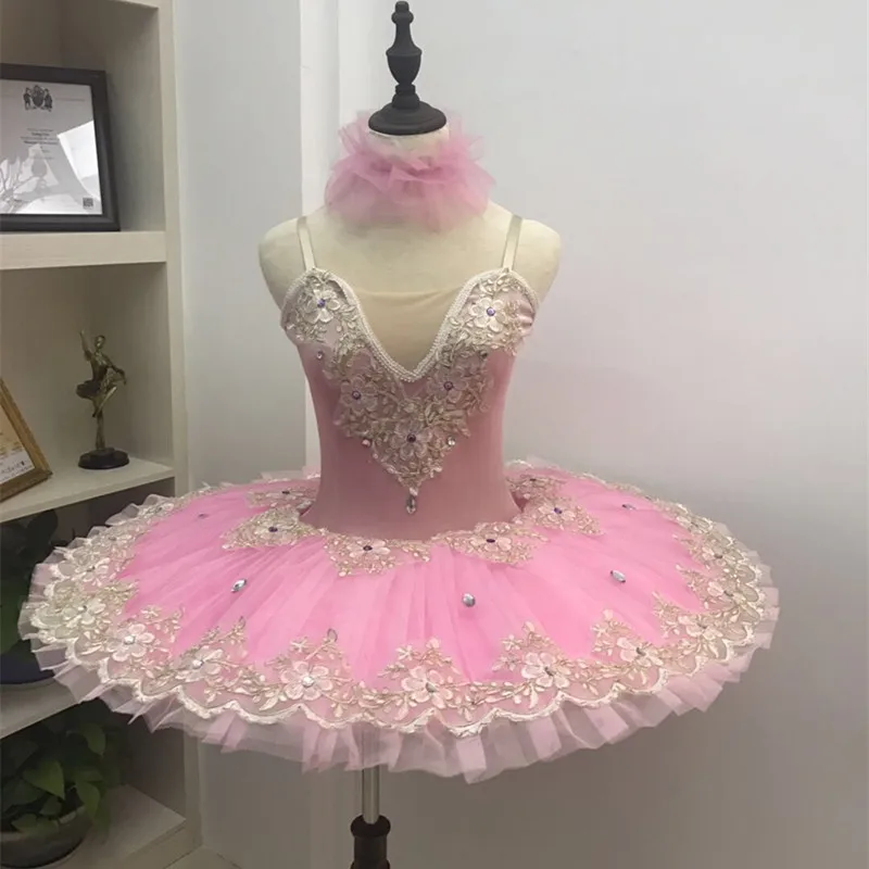 Tutú de Ballet profesional para niños y niñas, faldas de Ballet, vestido de bailarina para adultos, disfraz de actuación para niños, 2024