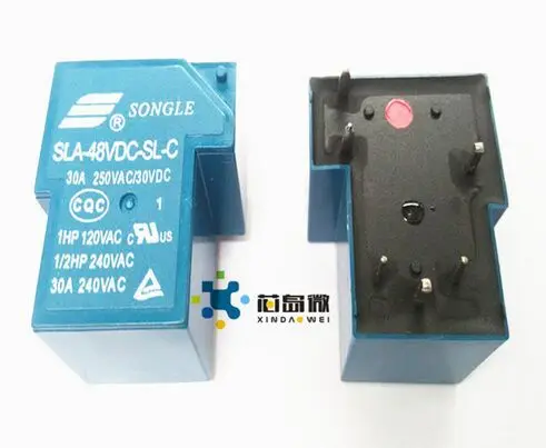 SLA-48VDC-SL-C 48VDC 30A DIP6 T90 реле SONGLE 1 от C, новый и оригинальный