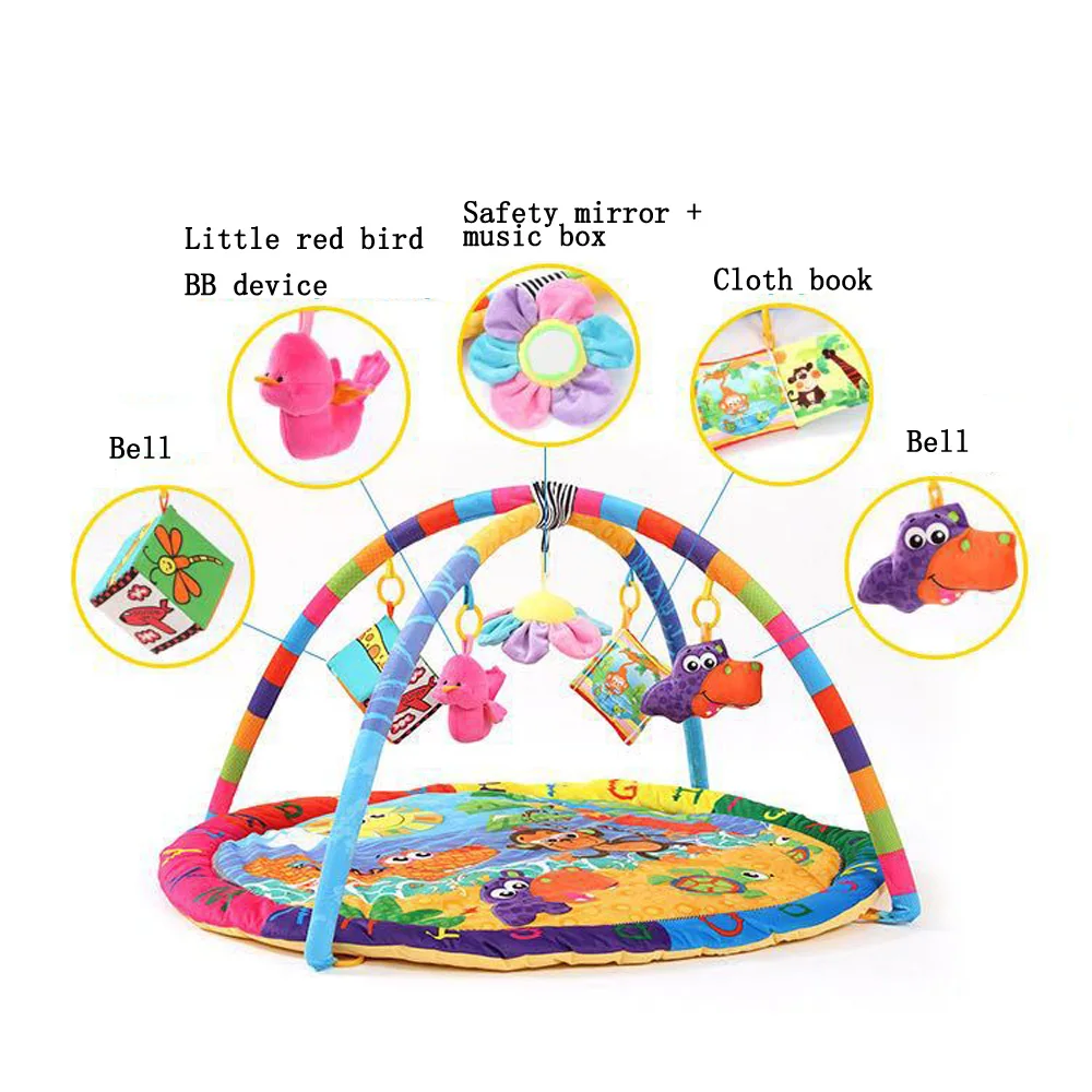 Baby Activity Play Mat Baby Gym Educational Fitness Frame Multi-bracket Baby Toys Game Mats