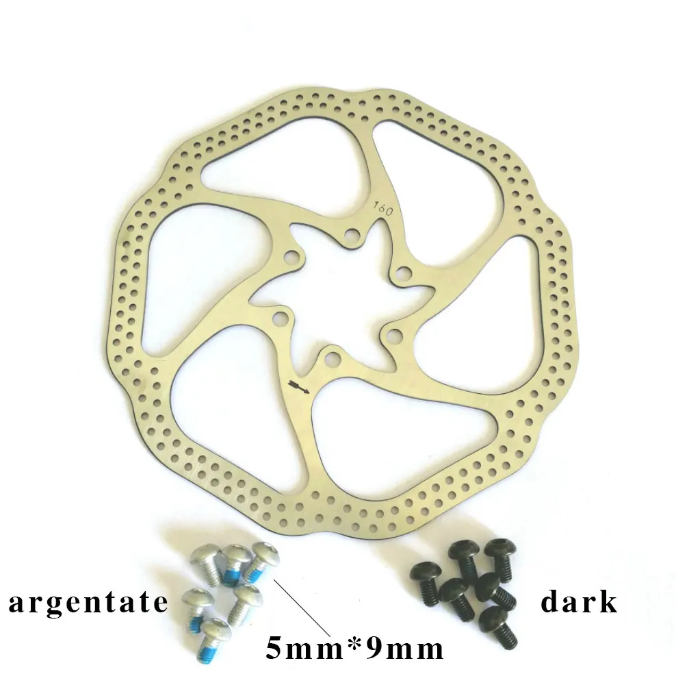 Bicycle Hydraulic Disc brake Rotors MTB bike Road Racing Bike Brake Disc Rotor 140mm 160mm 44mm 6 bolts brake disc mtb 160 mm