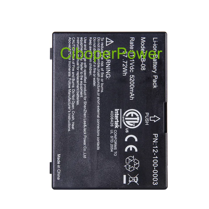 Medical Rechargeable Battery Li-Ion 11.1V 5200mAh Replacement for 12-100-0003 LB-08 A5,A6,A8 ,Q3,V6 Batteries