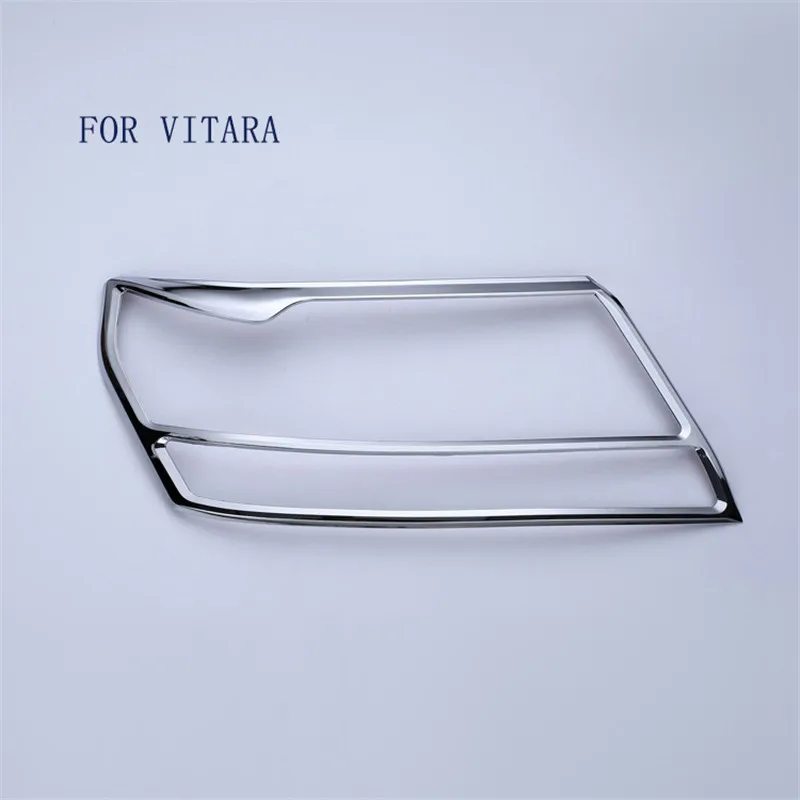 

ABS Chrome Head Light Lamp Cover Trim New 2Pcs\set exterior fit for Suzuki Grand Vitara 2005-2012