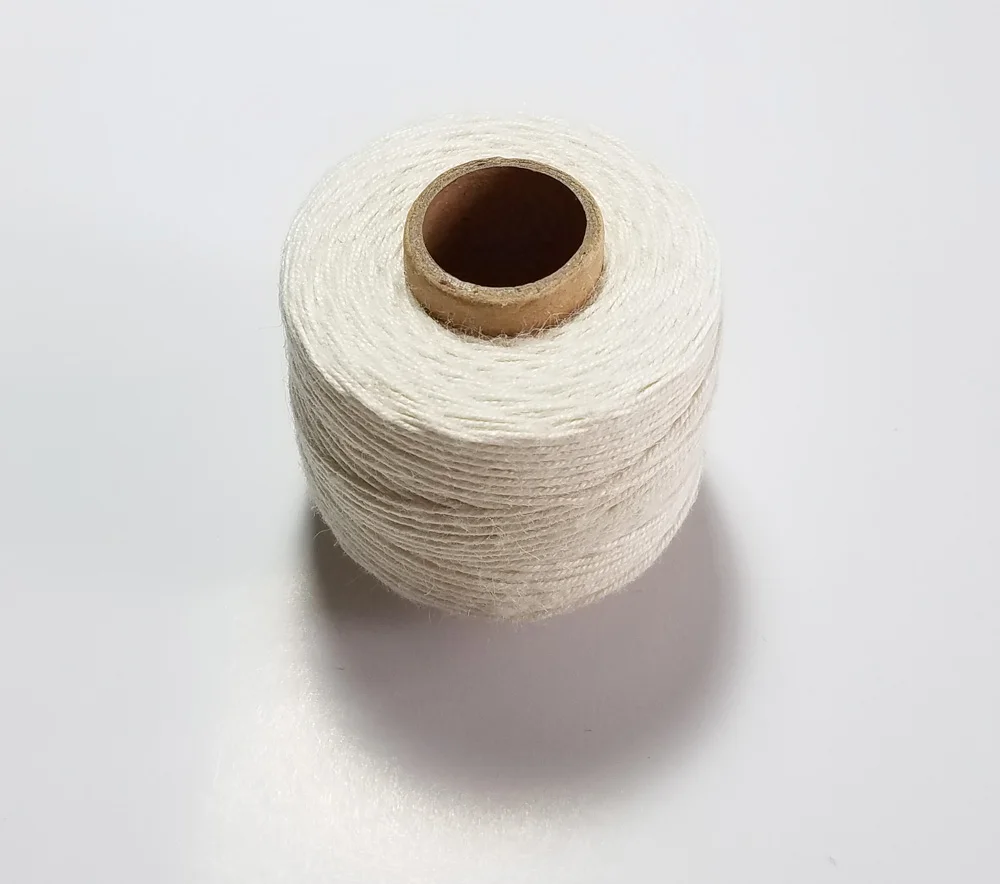 Wholesale high tenacity 100% Natural linen thread string thread 100m/roll 3ply Twine Cord rope