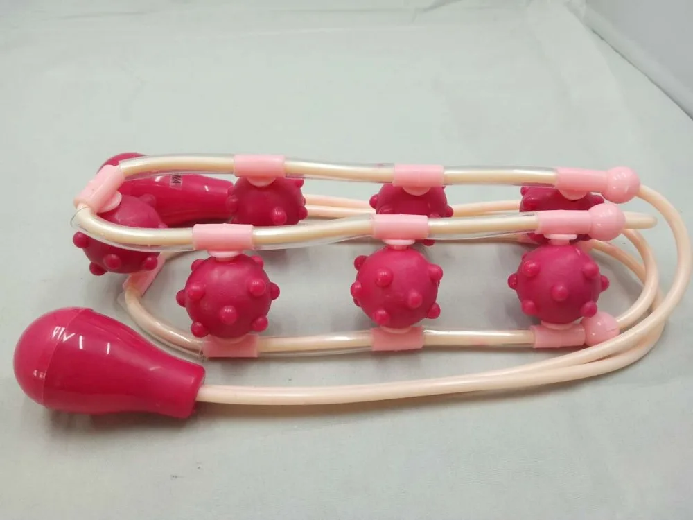 The Waist Humeral Back Massager Multi Effect Toning Massage Roller Bar Manual Thin Body To Pull Neck Relax Aerobics Fitness