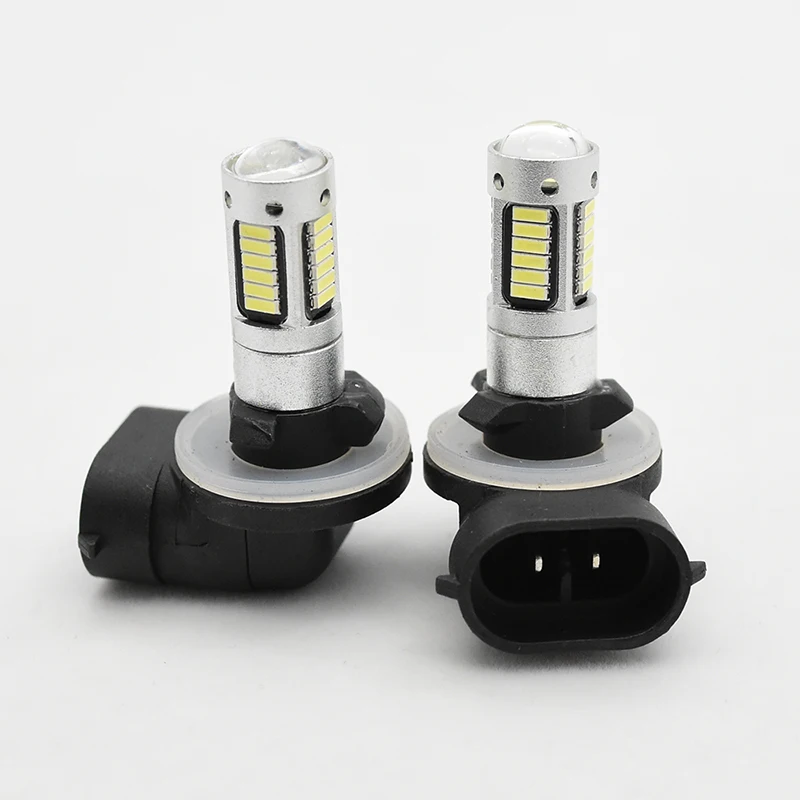 2X H27 881 Led Bulb For Cars H27W/2 H27W2 Auto Fog Light DRL 780Lm 12V 881 LED Bulbs Driving Daytime Running Light