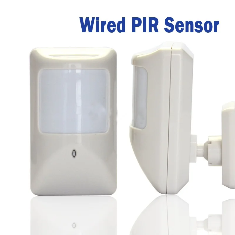 Wired PIR Motion Detector Sensor For Home GSM Alarm System Security Protecion Free Drop Shipping Wholesale