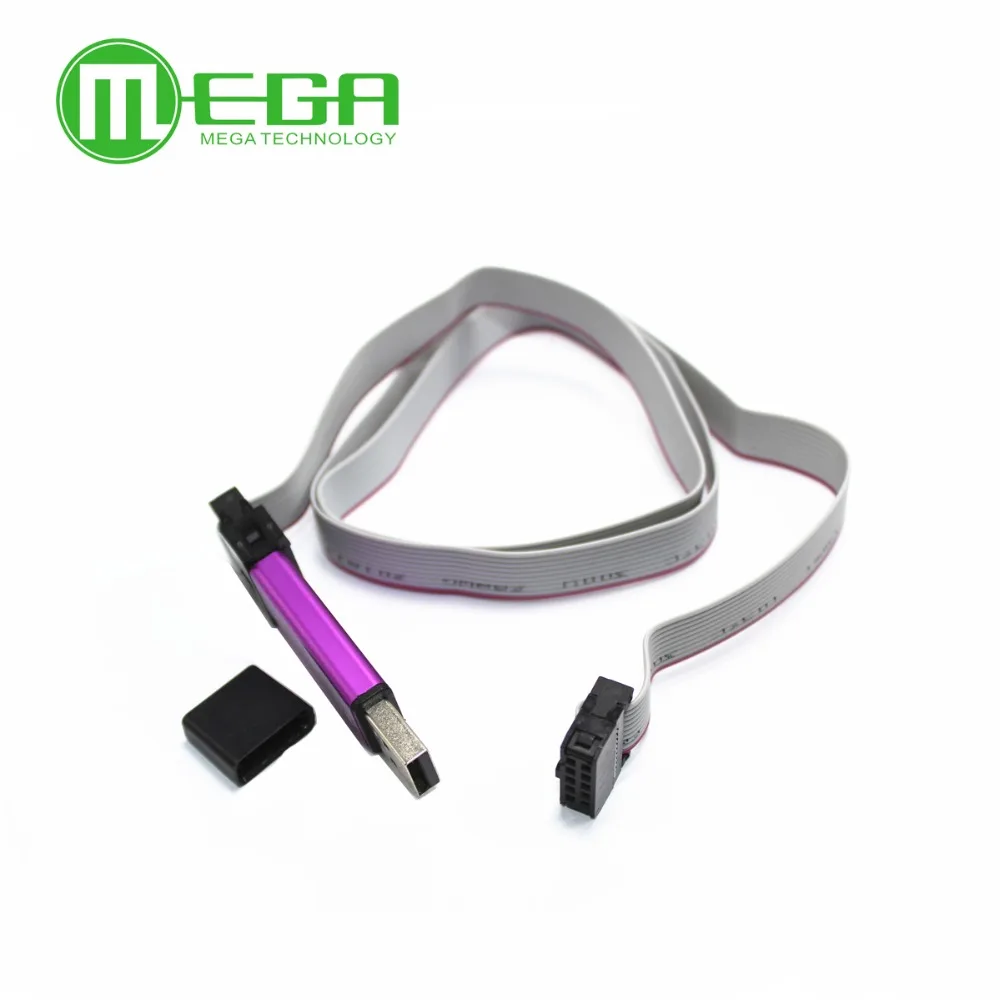 1pcs USB ISP USBasp USBisp Programmer for 51 AVR download support Win 7 Random color